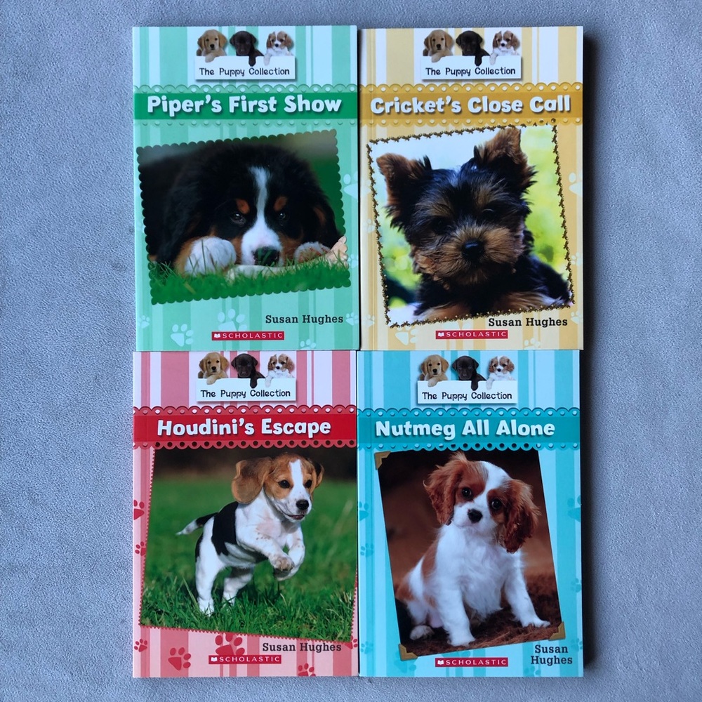 Set of 4 ~ The Puppy Collection ~ Junior Novels ~ Book #5-8